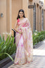 Stylish Rani-Butter Organza Silk Saree